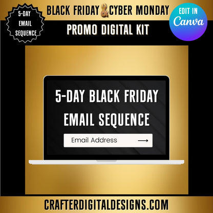 Canva Black Friday Templates & Cyber Monday Templates (25 Editable Designs)